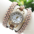 New Arrive design pearl bracelet watch jewelry wholesale watches ladies